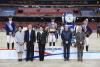 Foto: The winners are congratulated by (f.t.l.) Jing Li (President Dashing Equestrian), Xiaoning Zhang (President Chinese Equestrian Association), Longines Ambassador Liying Zhao, Matthieu Baumgartner (Longines Vice President Marketing) and Dennis Li (Vice President Longines China) - Fotograf: : Stefano Grasso. 