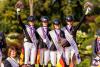 Foto: Vier EM-Neulinge mit starker Mannschaftsleistung – Gold für die deutschen Children mit Equipechefin Cornelia Albrecht - Fotograf: Sportfotos-Lafrentz.de