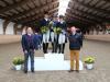 Foto: Vom 2. - 4. Oktober wird auf dem Klövensteen zum Hallen Dressur Festival mit dem Nordddeutschen Berufsreiterchampionat gebeten. Hier Championess Cora Jacobs, Martin Christensen und Kristina Heuer 2019 - Fotograf: Brüske